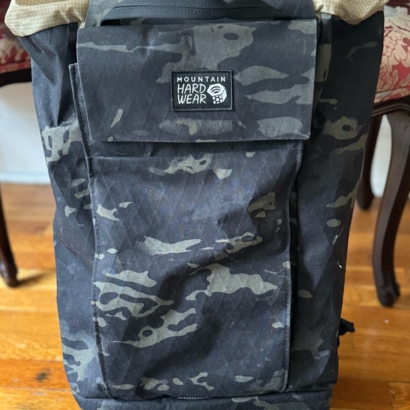 Mountain Hardwear Black and Gray Backpack with Urban Camouflage - Picture 1 of 16